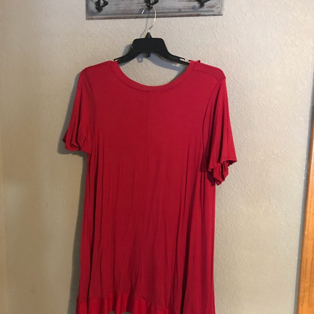 Red tunic